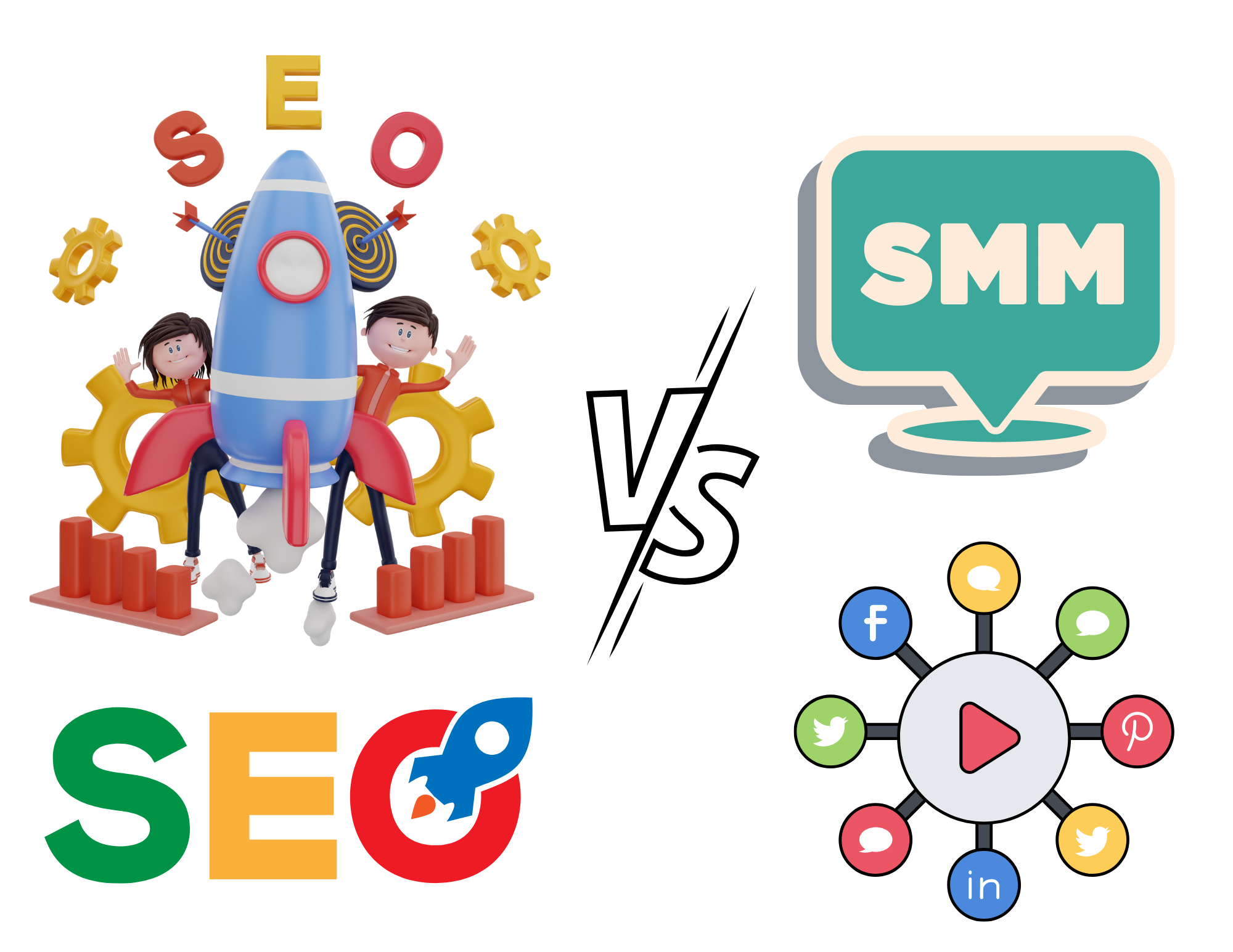seo vs smm, seo skills, social media marketing